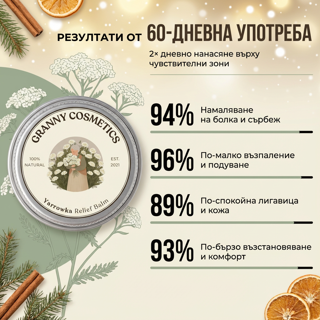 Yarrowka - Традиционен мехлем против хемороиди