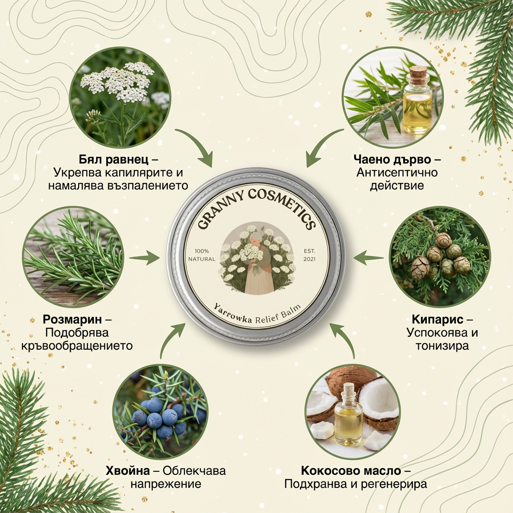 Yarrowka - Традиционен мехлем против хемороиди