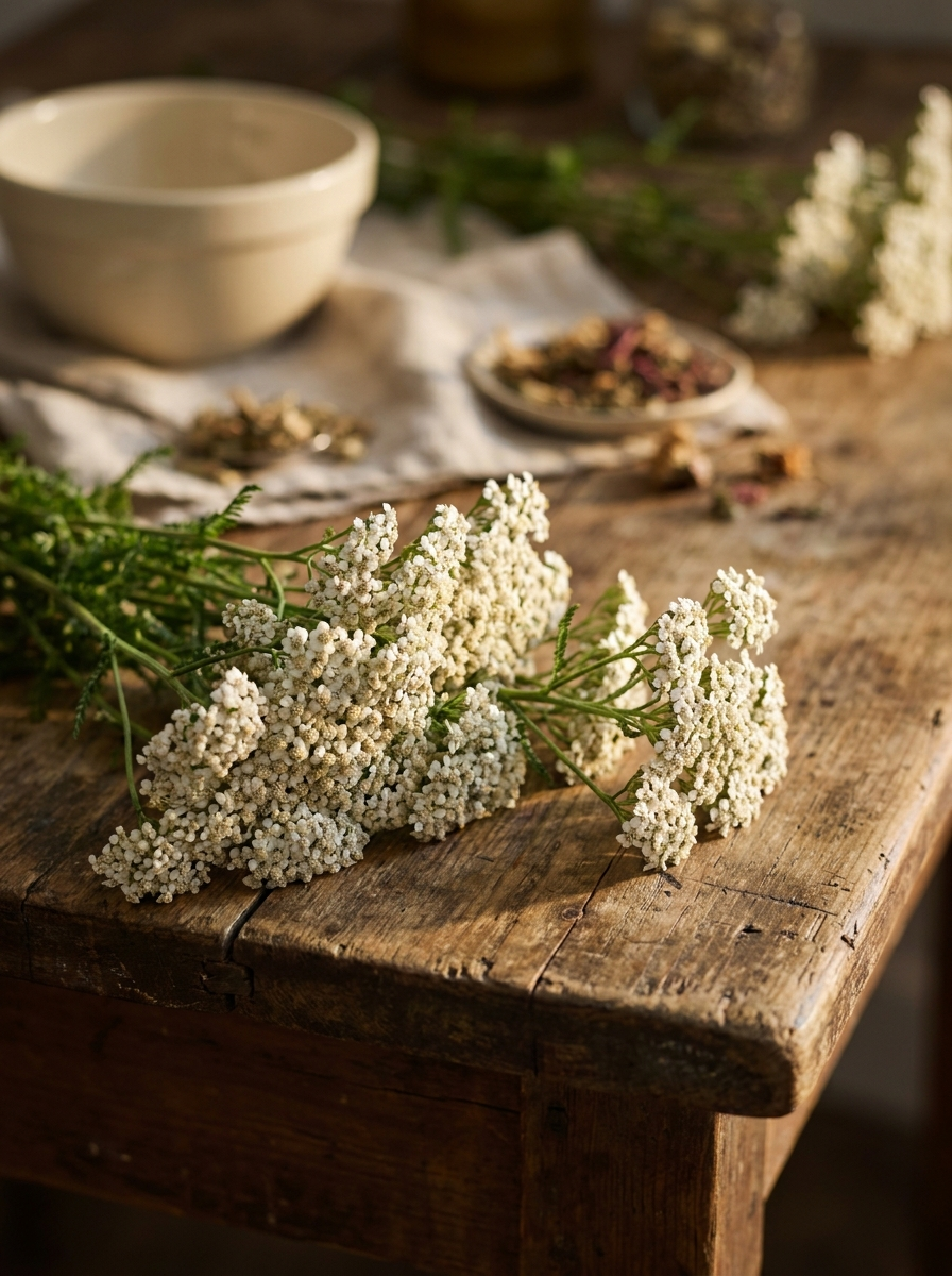 Бял равнец — Achillea millefolium